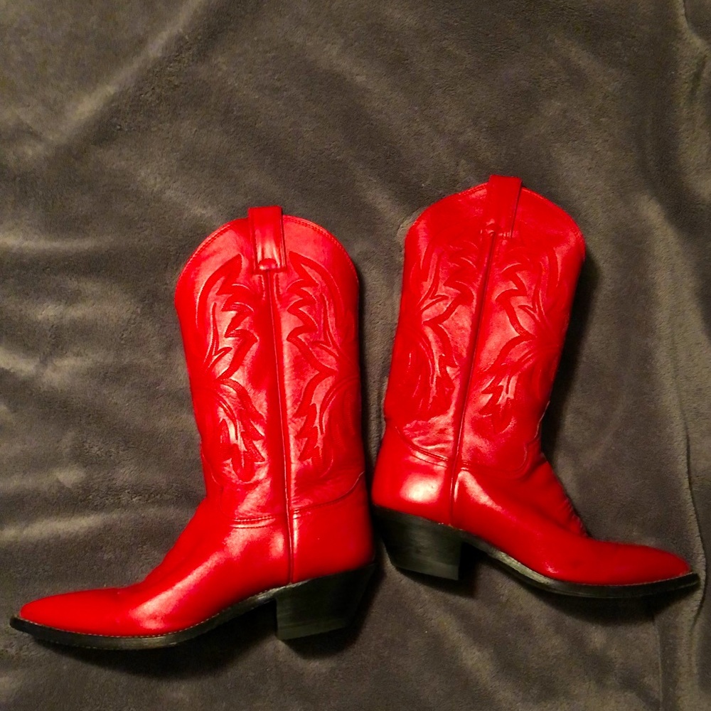 Red Justin Boots